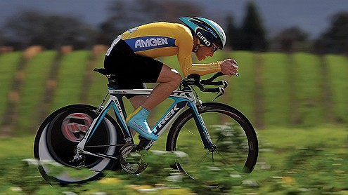 Levi Leipheimer won the 2008 Solvang Time Trial of the Amgen Tour of California and later the race. He will compete again this year with Team RadioShack, Lance Armstrong’s team. (File photo courtesy of SolvangUSA.com)