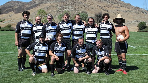 "Creating a rugby team from scratch and competing in live games was the perfect embodiment of Central Coast work-life balance," Shopatron CEO Ed Stevens said. (courtesy photo)