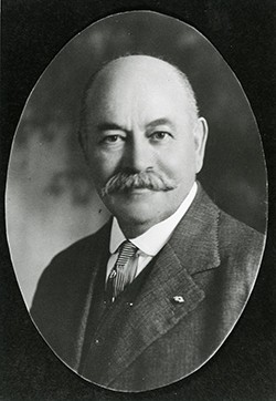 chille Levy, founder of The Bank of A. Levy, was principally a lima bean financier, broker and marketer. (photo courtesy of the Museum of Ventura County)