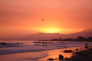 A sunset at Carpinteria State Beach. (Courtesy image)
