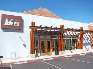 Outdoor gear retailer REI is the anchor tenant at the downtown Santa Barbara retail property that recently traded hands for about $21 million. (Courtesy image)