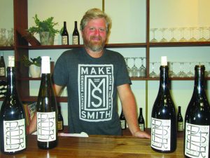 Winemaker David Potter at his Potek Winery in Santa Barbara. 