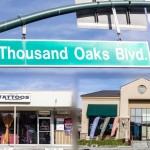 Thousand Oaks Boulevard is getting a makeover with buildings like the one on the left becoming more like the one on the right.