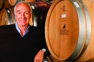 Justin Baldwin started Justin Vineyards & Winery in Paso Robles 35 years ago.