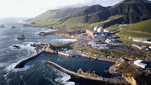 The Diablo Canyon Power Plant sits on prime coastal property near Avila Beach.