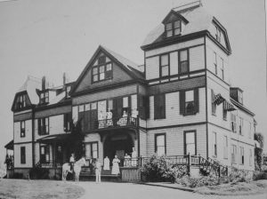 Cottage Hospital circa 1892. The hospital began with 25 beds and has grown to more than 400 beds today. (Santa Barbara Historical Museum photo)